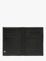 Leather Cardholder Madras Etrier Black madras EMAD013-vue-porte