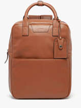 Leather Flandres Backpack Etrier Brown flandres EFLA8272