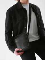 Leather Spider Crossbody Bag Etrier Black spider ESPI704M-vue-porte