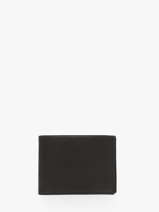 Leather Wallet Oil Etrier Black oil EOIL438