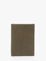 Portefeuille Oil Cuir Etrier Vert oil EOIL442