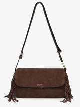 Sac Port� �paule Country Cuir Etrier Marron country ECOU145M