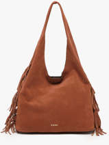 Sac Port paule L Country Cuir Etrier Marron country ECOU154L