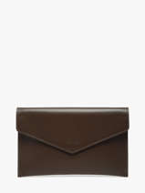 Pochette De Soire L Paddock Cuir Etrier Marron paddock EPAD075L