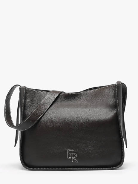 Shoulder Bag M Foudre Leather Etrier Black foudre EFOD087M