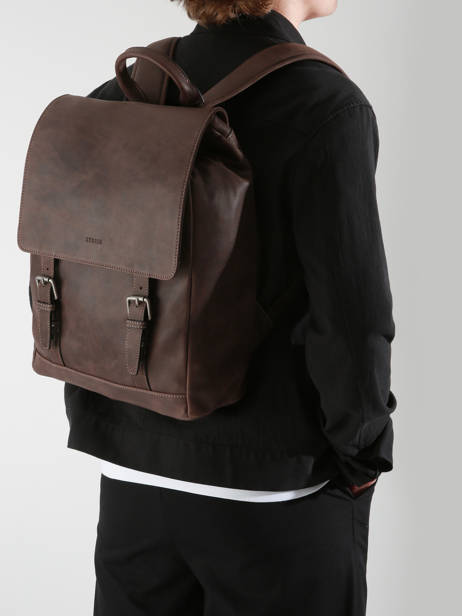 1 Compartment Spider Backpack Etrier Brown spider ESPI8191 other view 1