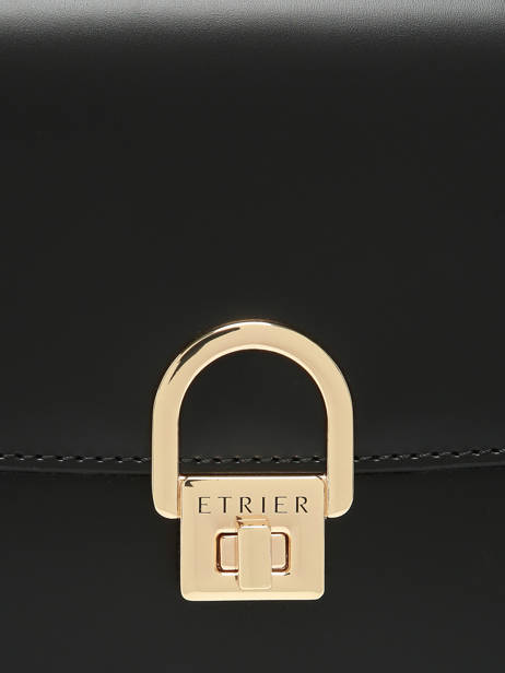 Shoulder Bag Altair Leather Etrier Black altair EALA134M other view 5