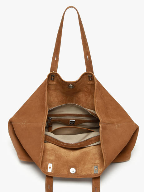 Shopping Bag Cavalier Nubuck Leather Etrier Brown cavalier nubuck ECAN127M other view 3