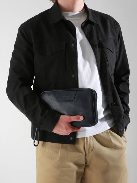 Leather Flandres Men's Pocket Etrier Blue flandres EFLA733S other view 1