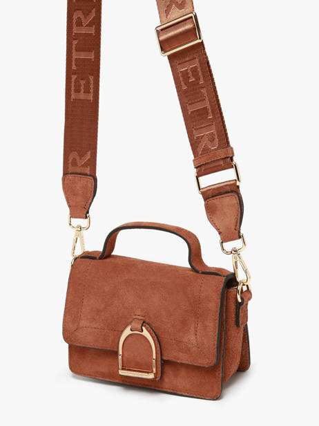 Crossbody Bag Xs Altesse Suede Etrier Brown altesse suede EASU048X other view 2